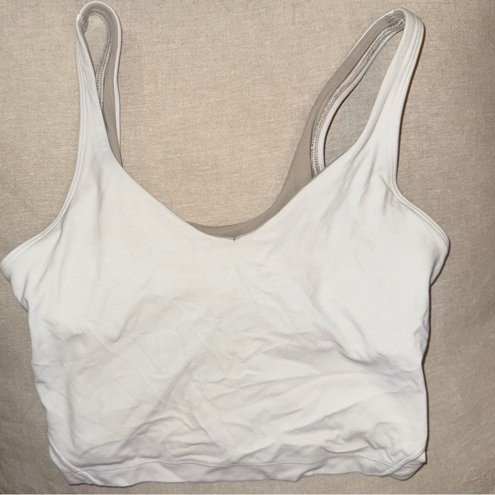 lululemon athletica White Tank Top